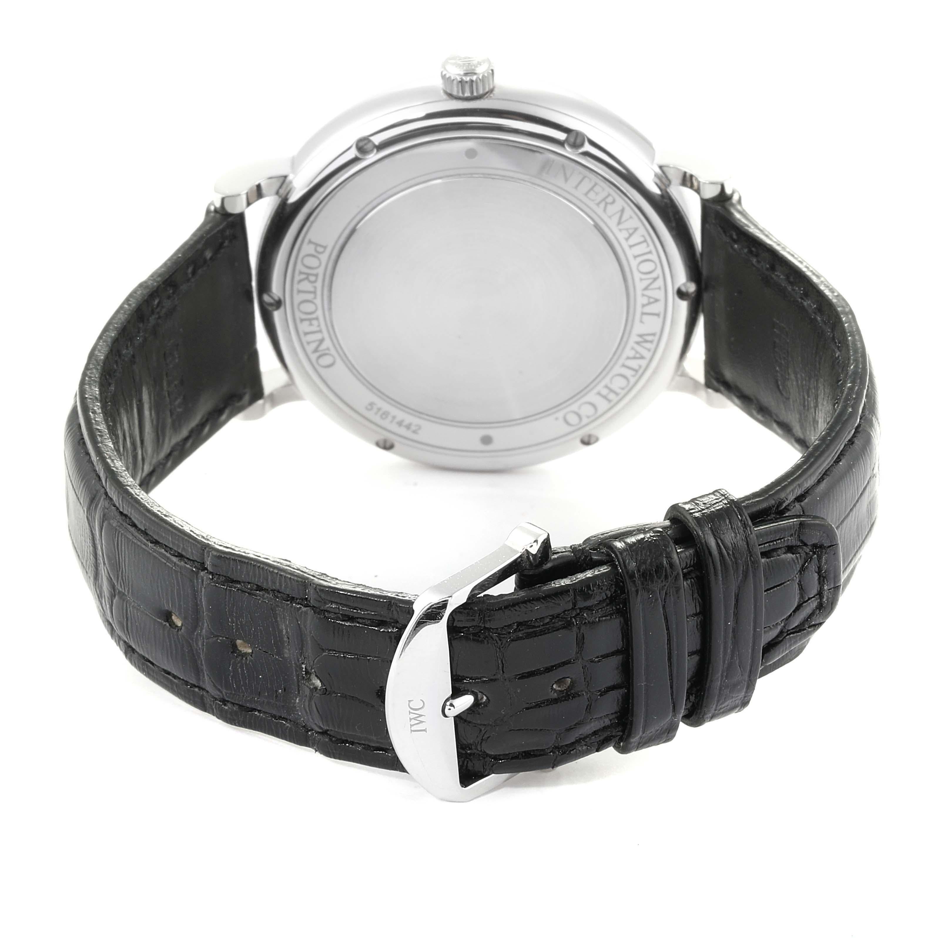 IWC Portofino Silver Dial Automatic Steel Men's Watch IW356501 For Sale 4
