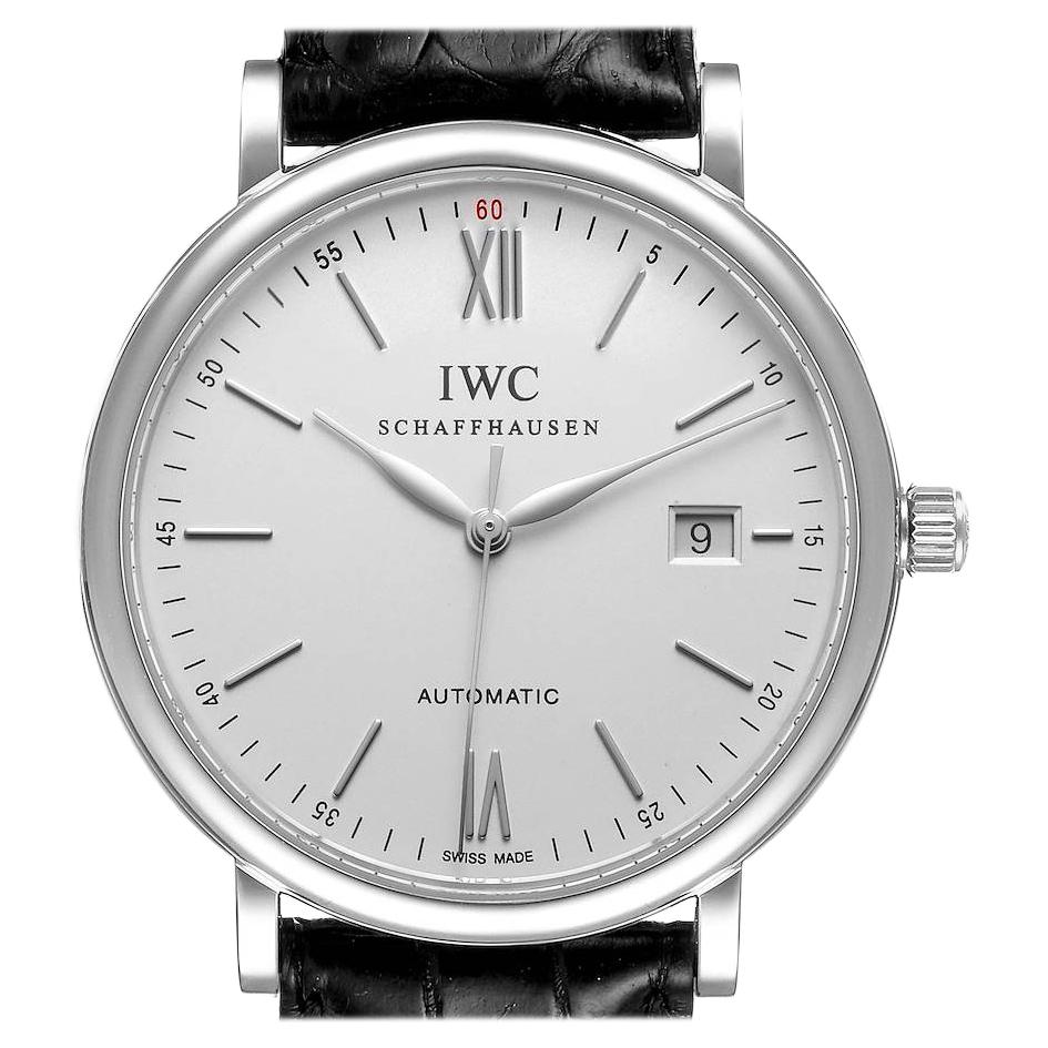 IWC Portofino Silver Dial Automatic Steel Men's Watch IW356501