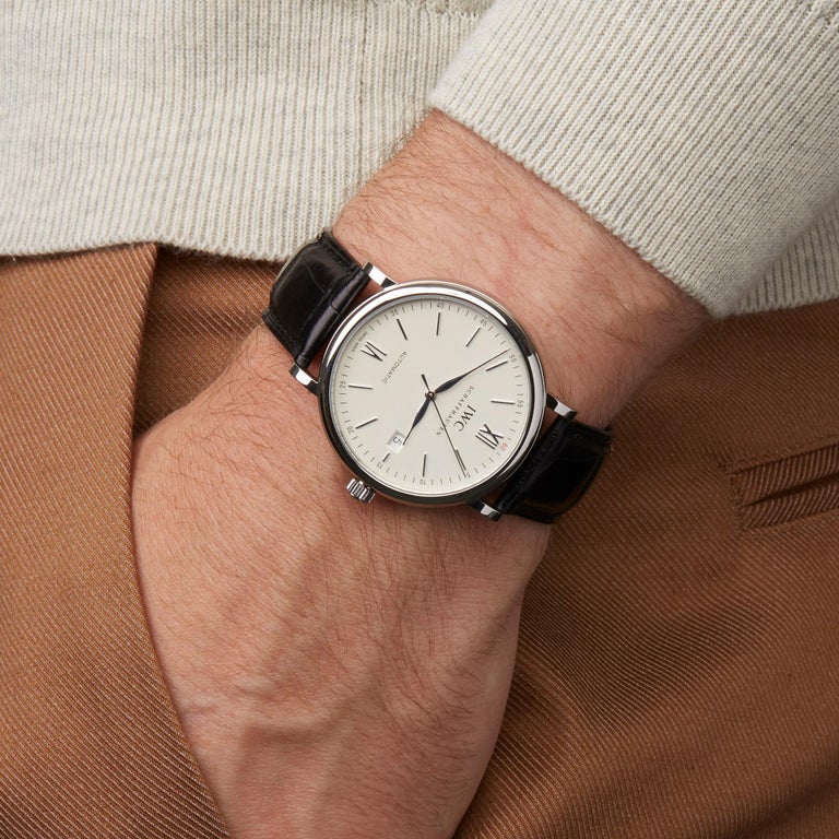 iwc-portofino-stainless-steel-356501-at-1stdibs-iwc-portofino-on