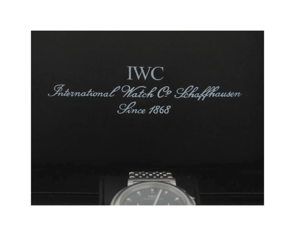 IWC Portugieser 3714 Chronograph Wristwatch Iob For Sale 6