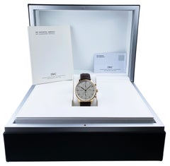 IWC Portugieser IW371611 18K Yellow Gold Mens Watch Box Papers