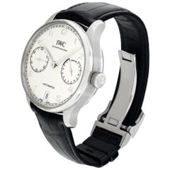 IWC Portugieser IW500712 Stainless Steel w/ a Silver dial 42.3mm Automatic watch