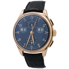 Used IWC Portugieser Perpetual Calender IW397204 Blue Dial 75th Anniversary