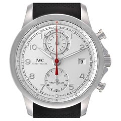 IWC Portugieser Yacht Club Chronograph Steel Mens Watch IW390502 Box Card