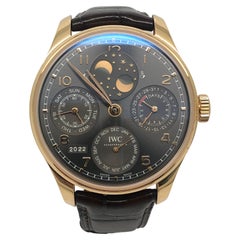 Montre pour homme IWC Portugleser Perpetaul Calendar avec calendrier