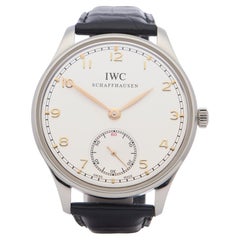 Used IWC Portuguese 0 IW545408 Men Stainless Steel 0 Watch