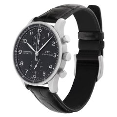 IWC Portuguese Stainless steel Wristwatch Ref IW371447
