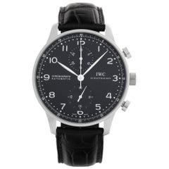IWC Portuguese Stainless steel Wristwatch Ref IW371447