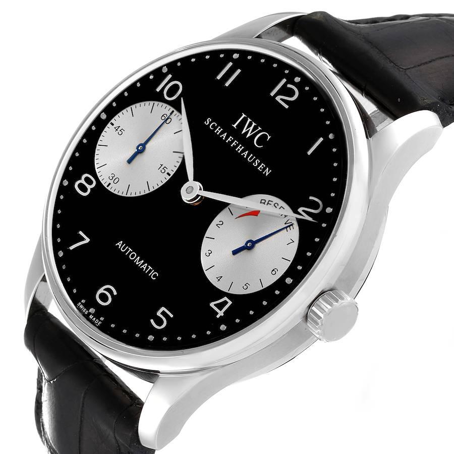 iwc men's portuguese chronograph