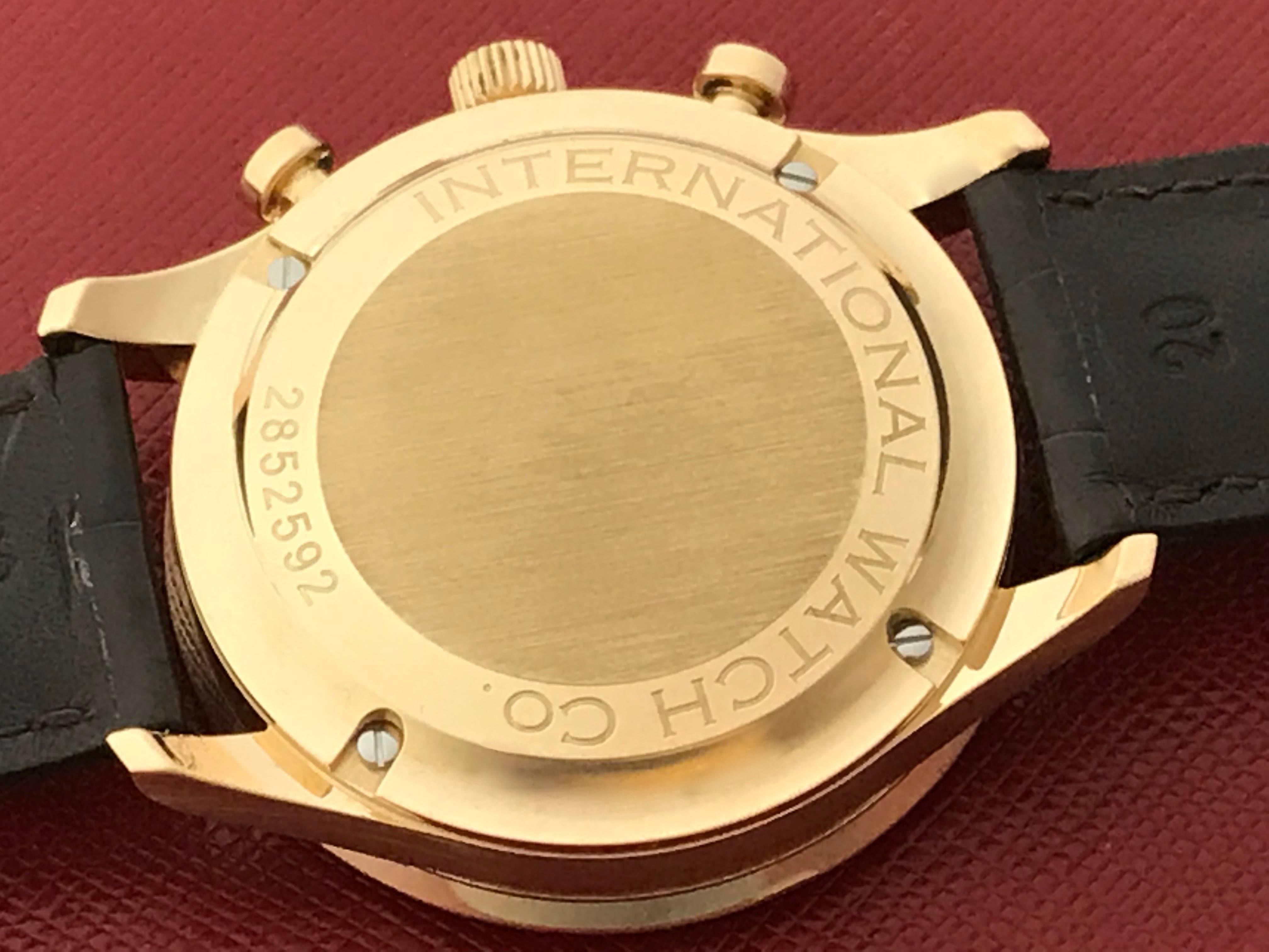 IWC Rose Gold Portuguese Automatic Wristwatch Ref 3714-002 1