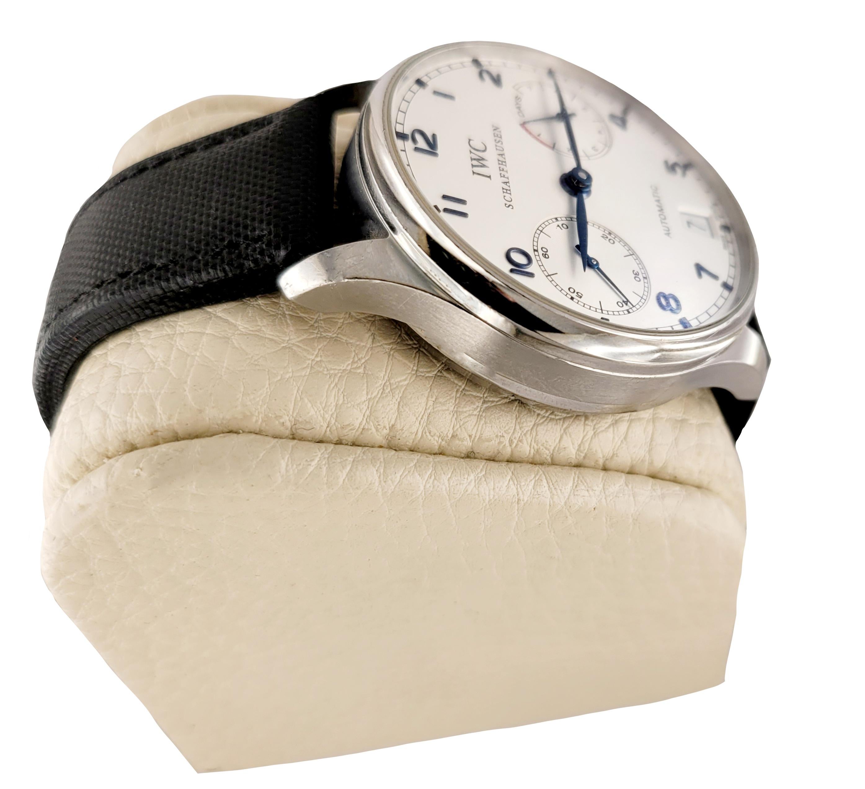 Numero di riferimento IW500107
Marchio IWC
Modello Portoghese Automatico
Colore del quadrante Silver
Materiale della cassa Acciaio inossidabile
Diametro della cassa 42 mm
Materiale del braccialetto Pelle
Movimento Automatico
Condizione Menta
Scopo