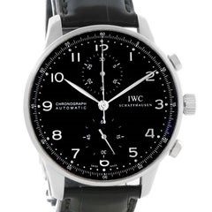 IWC Portuguese Chrono Automatic Black Dial Men's Watch IW371447