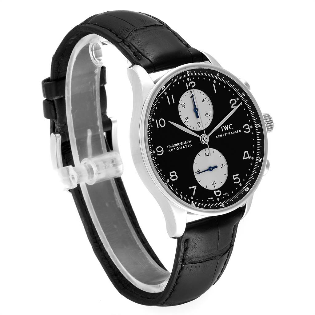 IWC Portuguese Chrono Automatic Steel Men's Watch IW371404 In Excellent Condition In Atlanta, GA