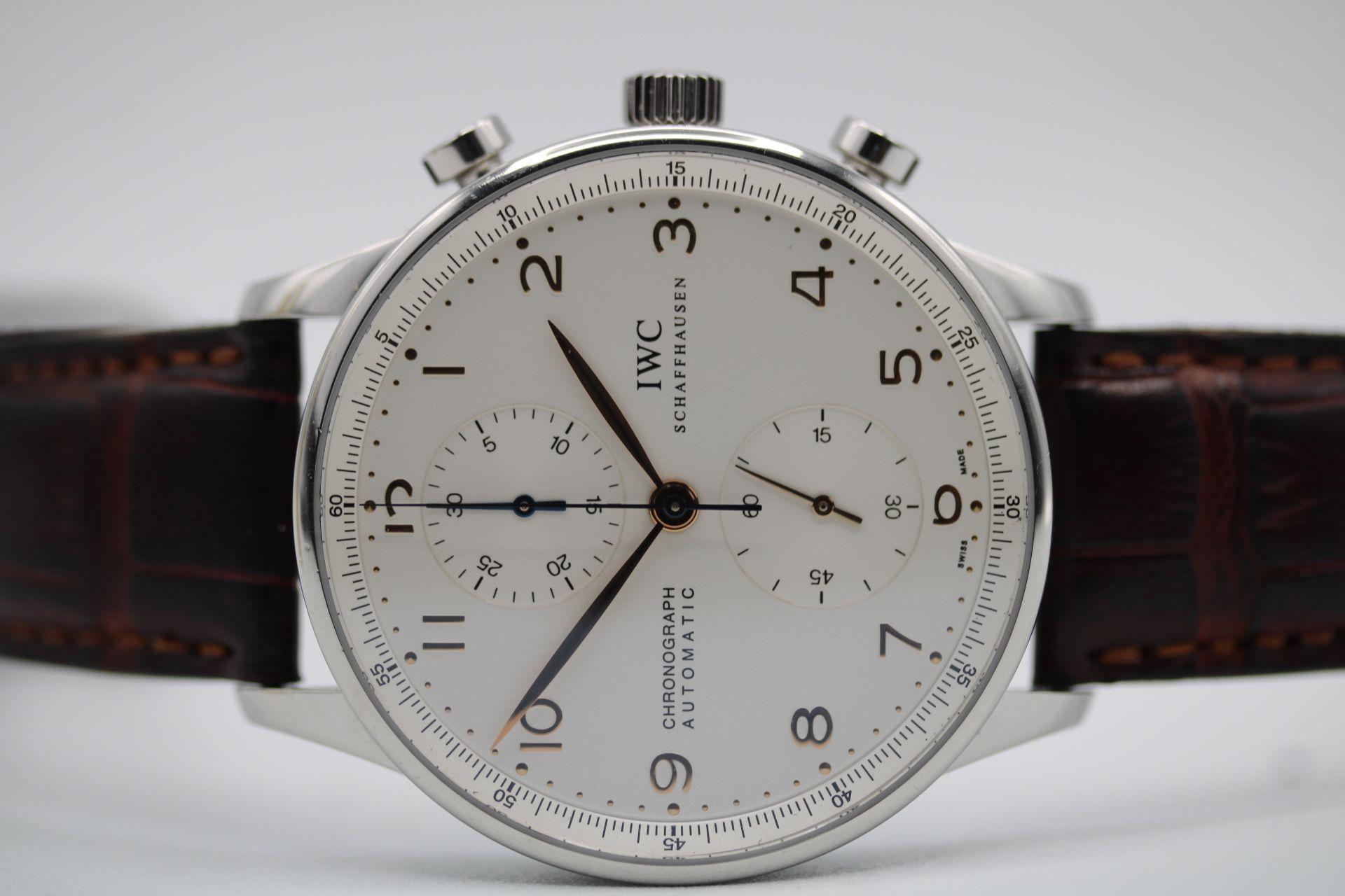 IWC Portuguese Chronograph IW371401 For Sale 5