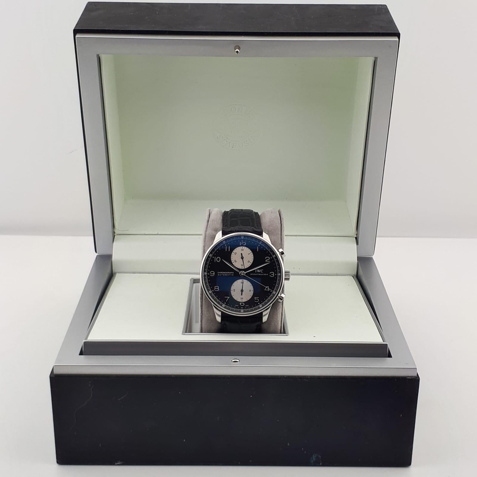 Men's IWC - Portuguese Chronograph - Ref: IW371404 - Men  For Sale