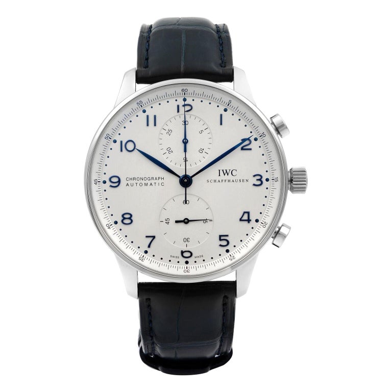 IWC Portuguese Chronograph Stainless Steel Automatic Men's Watch ...