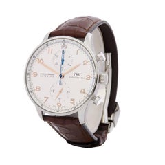 IWC Portuguese Chronograph Stainless Steel Men's IW371445