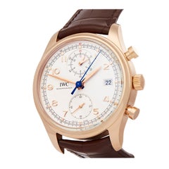 IWC Portuguese Classic Chronograph 18 Karat Rose Gold IW390402