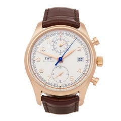 IWC Portuguese Classic Chronograph 18 Karat Rose Gold IW390402