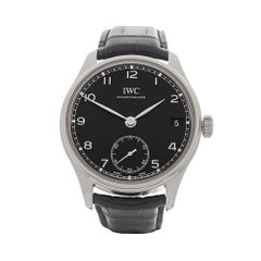 IWC Portuguese Hand Wound Eight Days Stainless Steel IW510202