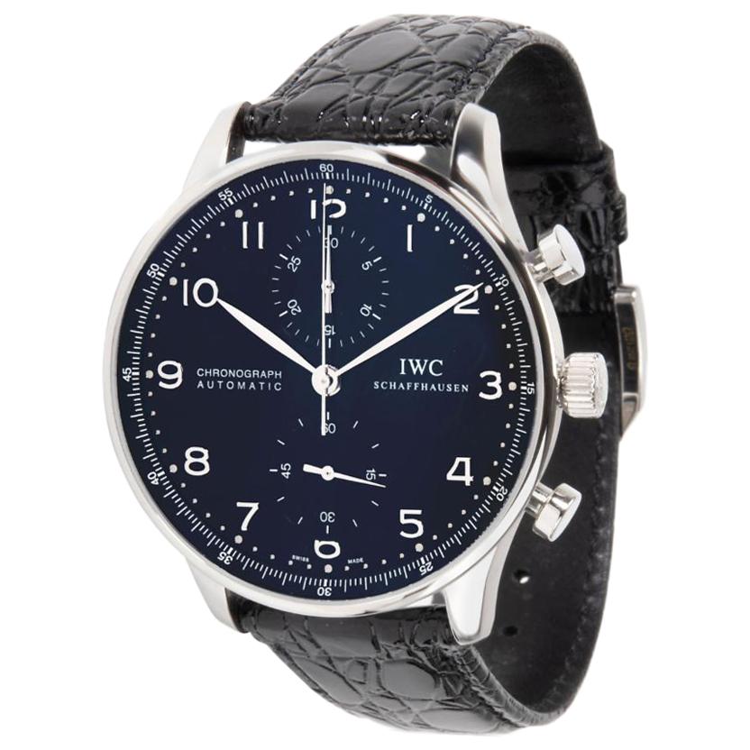 IWC Portuguese IW371447, Black Dial, Certified and Warranty