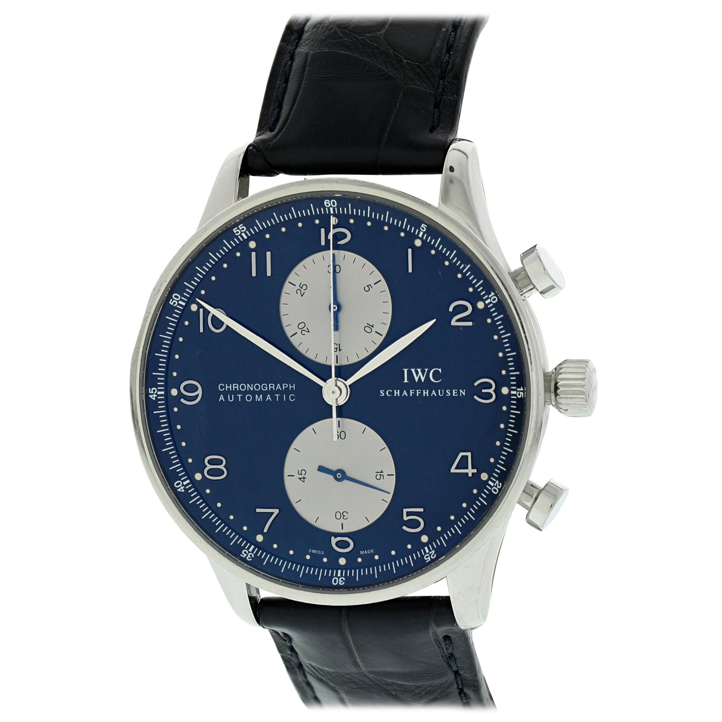 IWC Portuguese IW371447 Chronograph Men's Watch For Sale