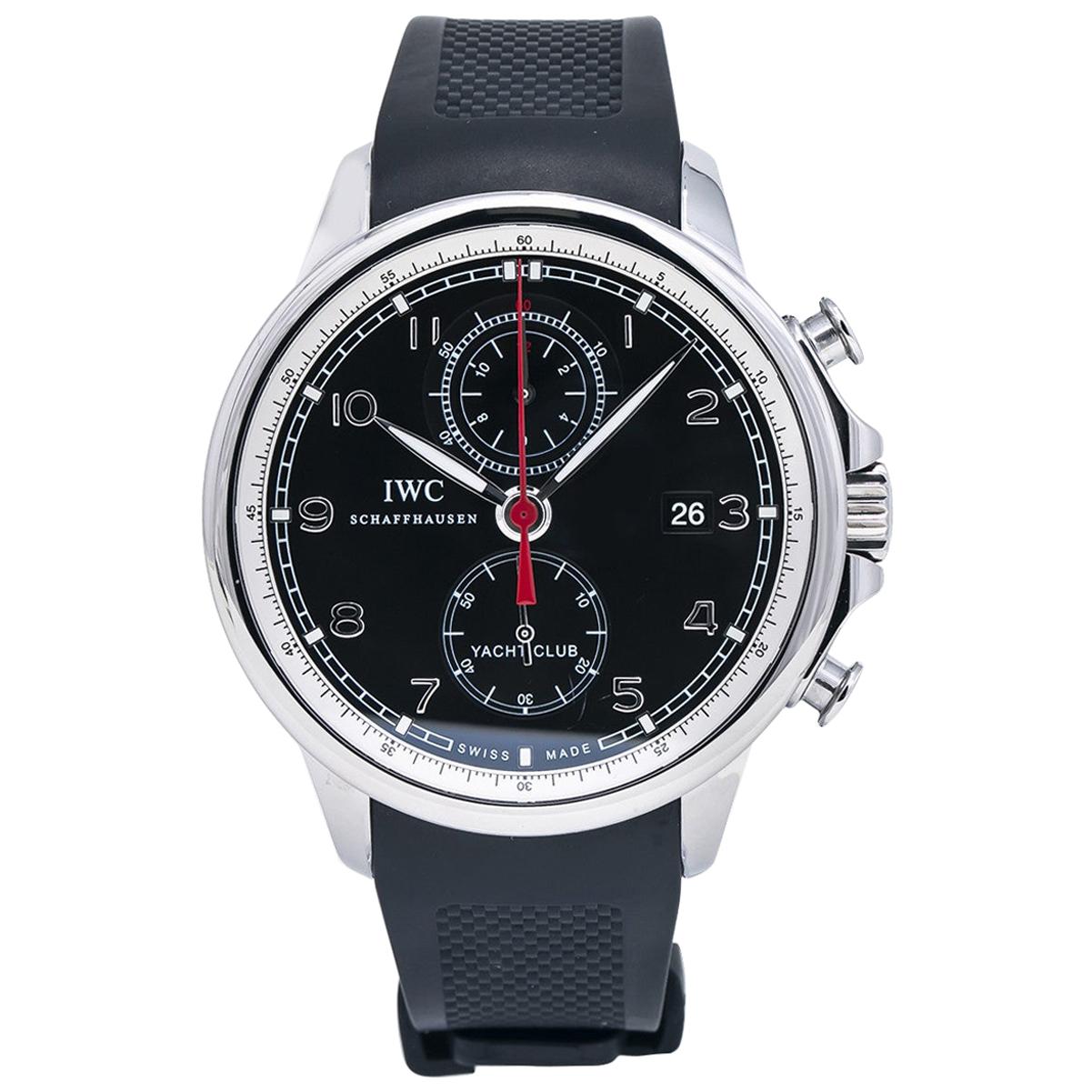 IWC Portuguese IW390204, Black Dial, Certified and Warranty For Sale