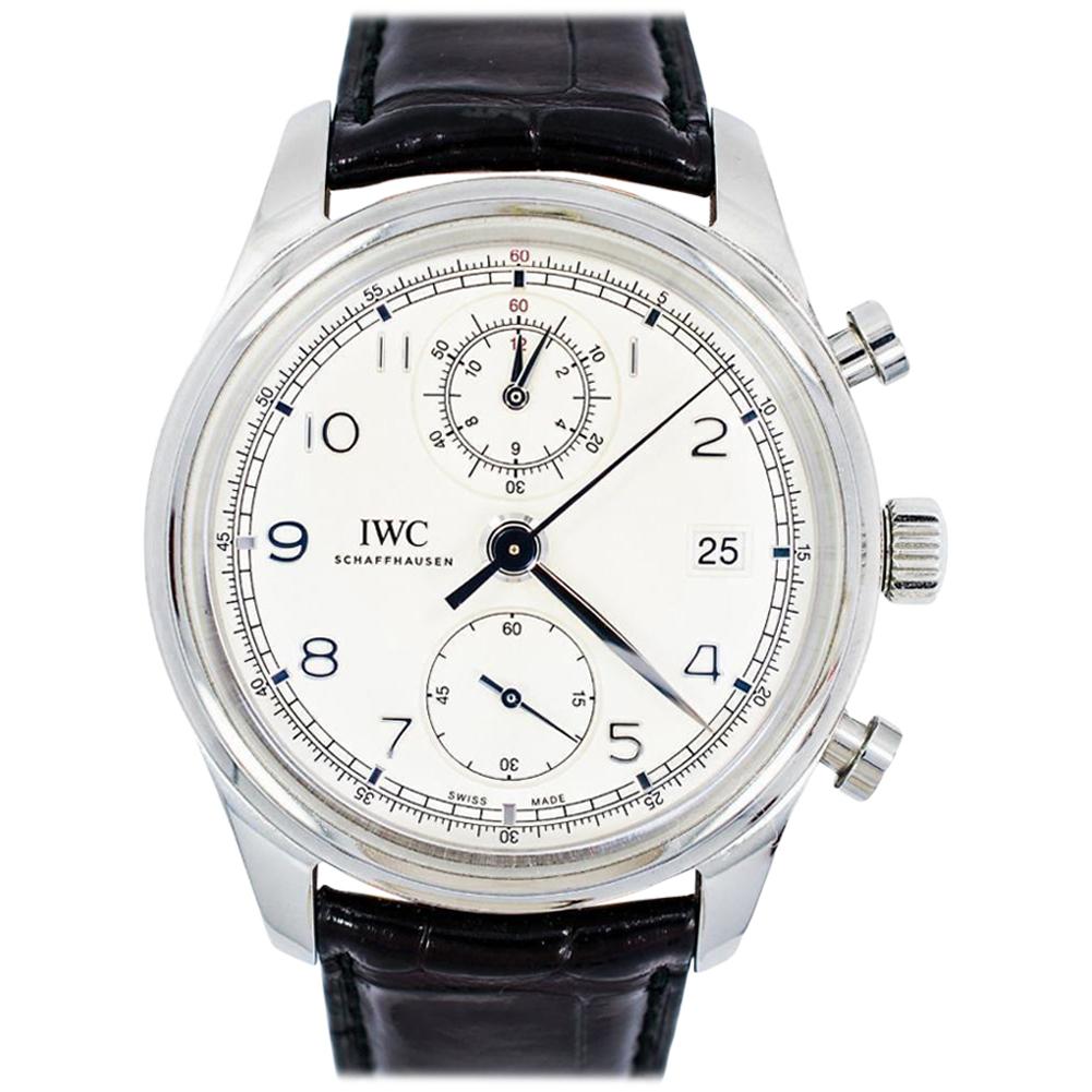 IWC Portuguese IW390403, Silver Dial, Certified and Warranty For Sale