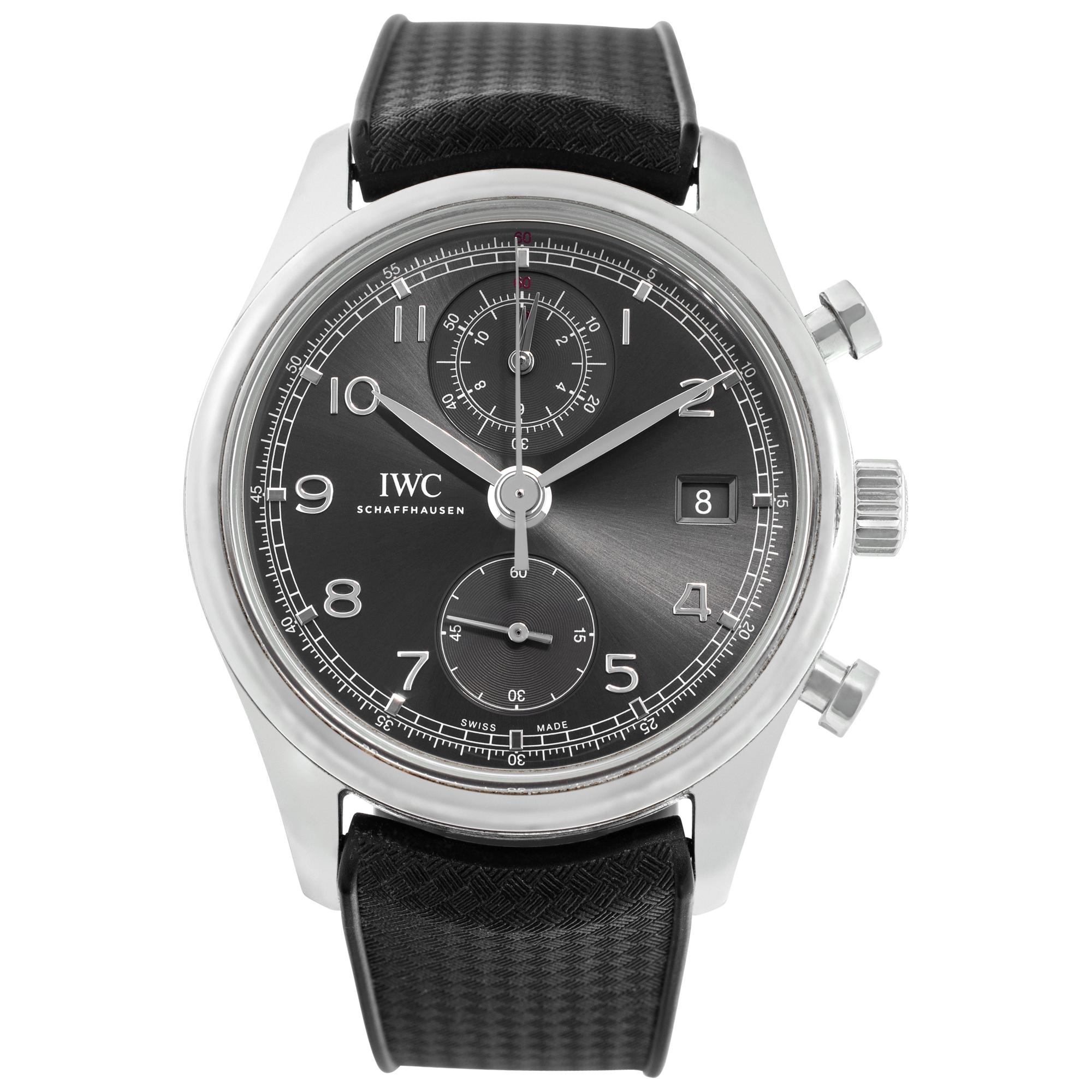 IWC Portuguese IW390404 in Stainless Steel with a Grey dial 42mm Automatic watch