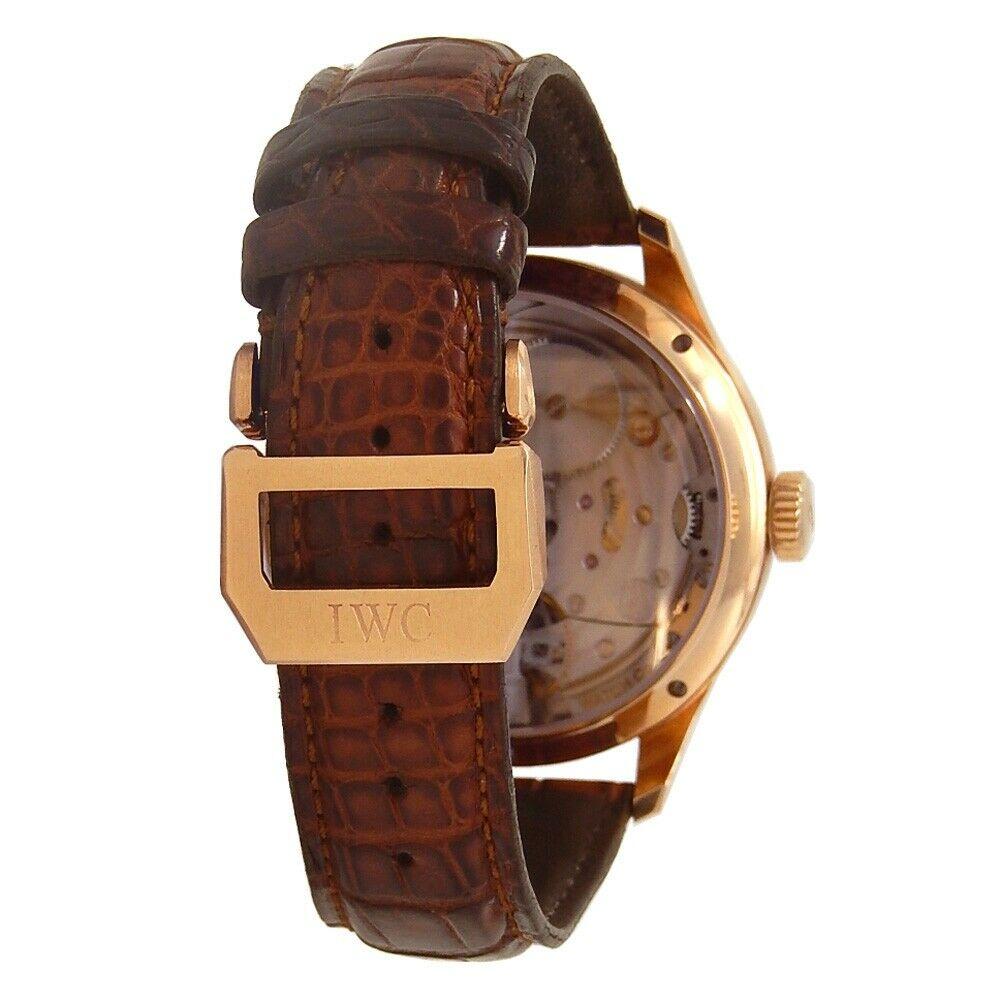 IWC Portuguese Perpetual Calendar 18k Rose Gold Automatic Men's Watch IW502103 For Sale 1