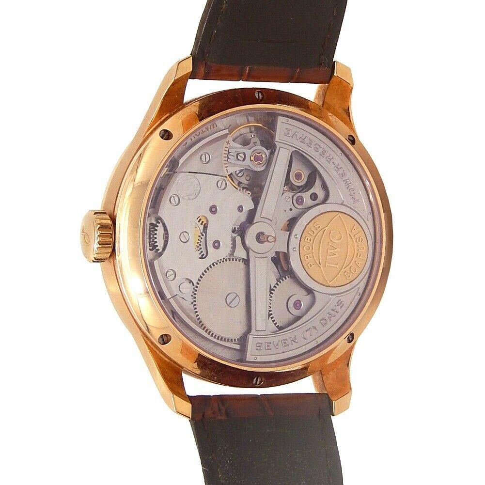 IWC Portuguese Perpetual Calendar 18k Rose Gold Automatic Men's Watch IW502103 For Sale 2