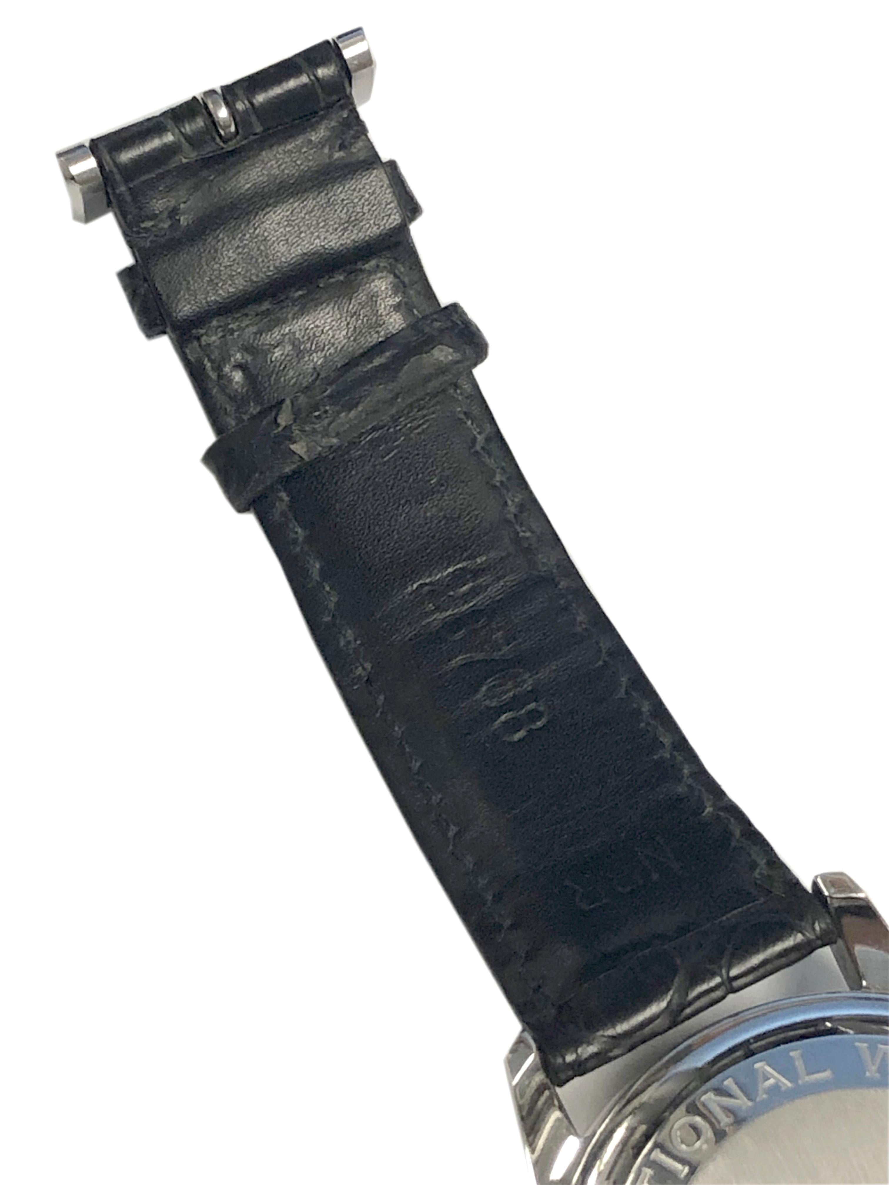 Women's or Men's IWC Portuguese Steel Automatic Chronograph Wrist Watch