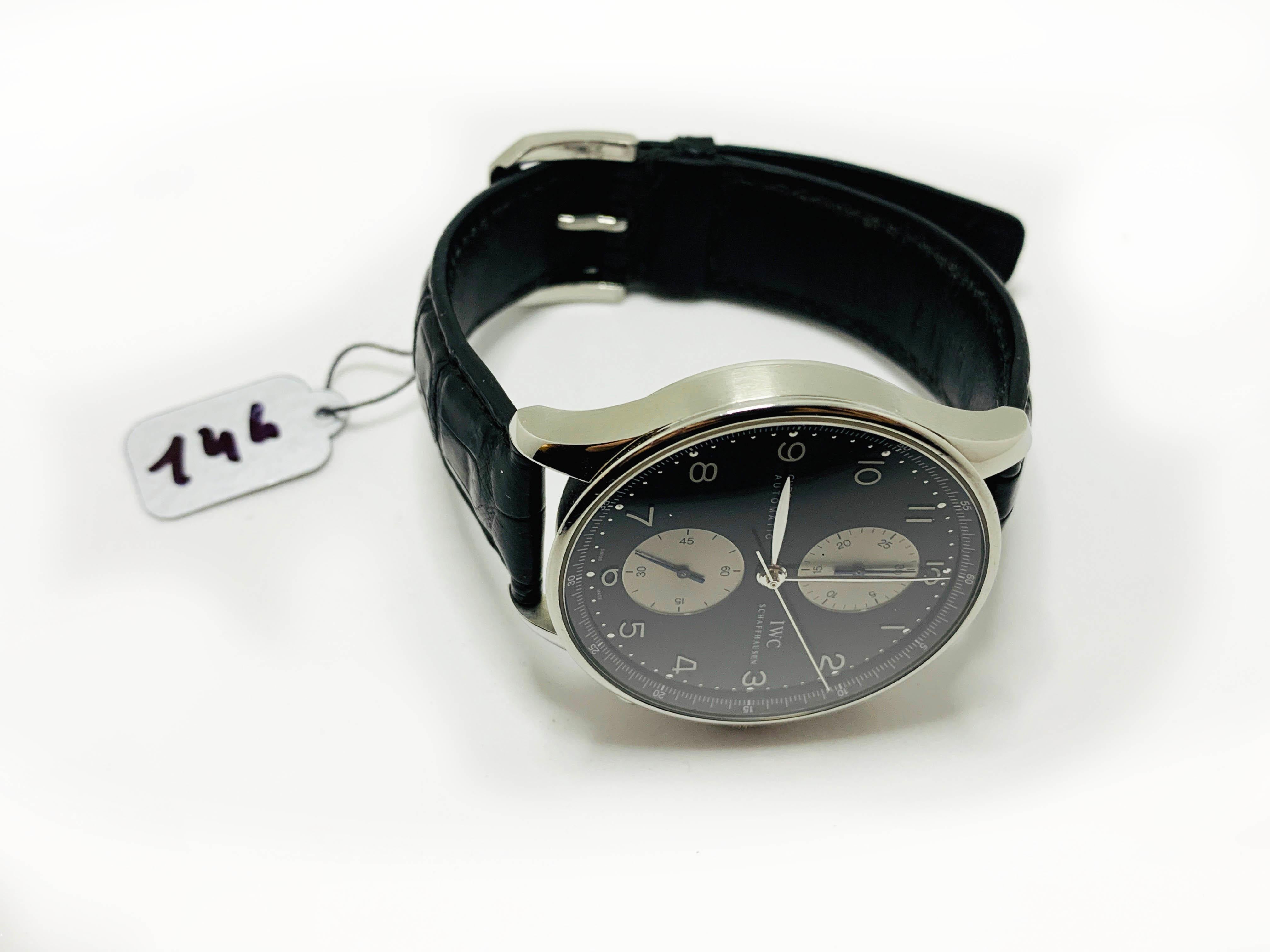 IWC Portuguese Stopwatch For Sale 3