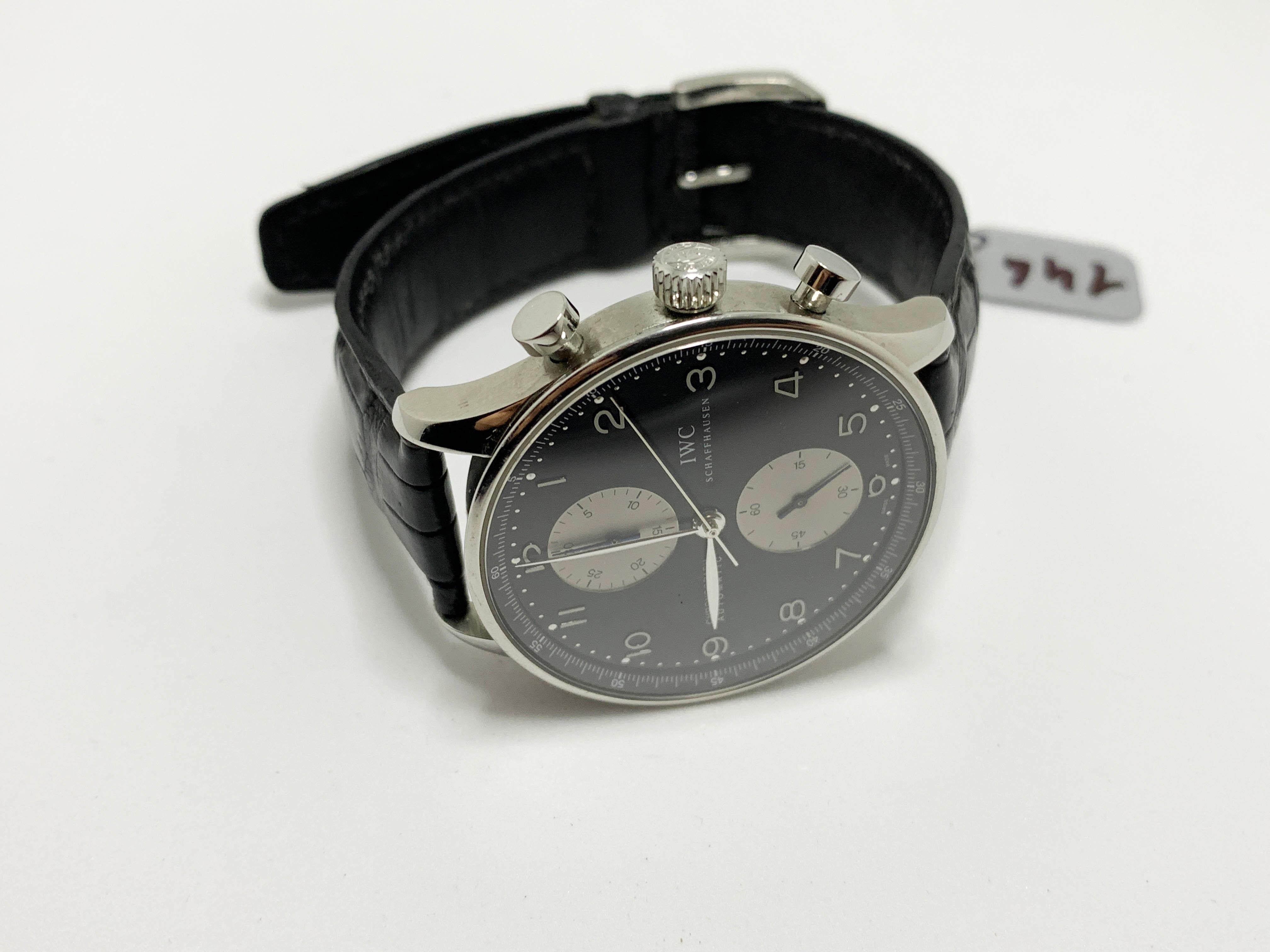 IWC Portuguese Stopwatch For Sale 2