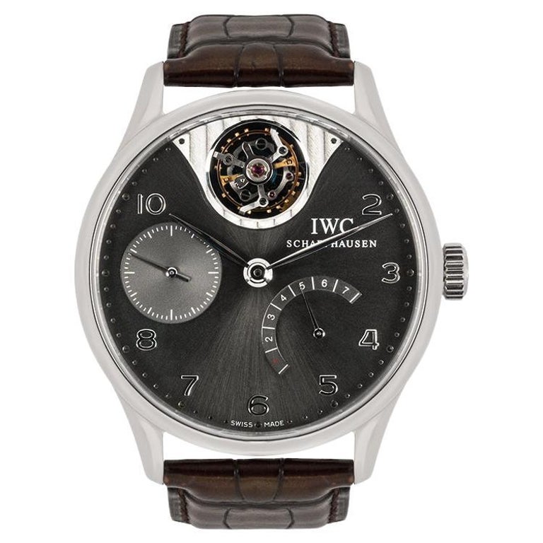 IWC Portugiesische Tourbillon Mystere Limited Edition Weißgold