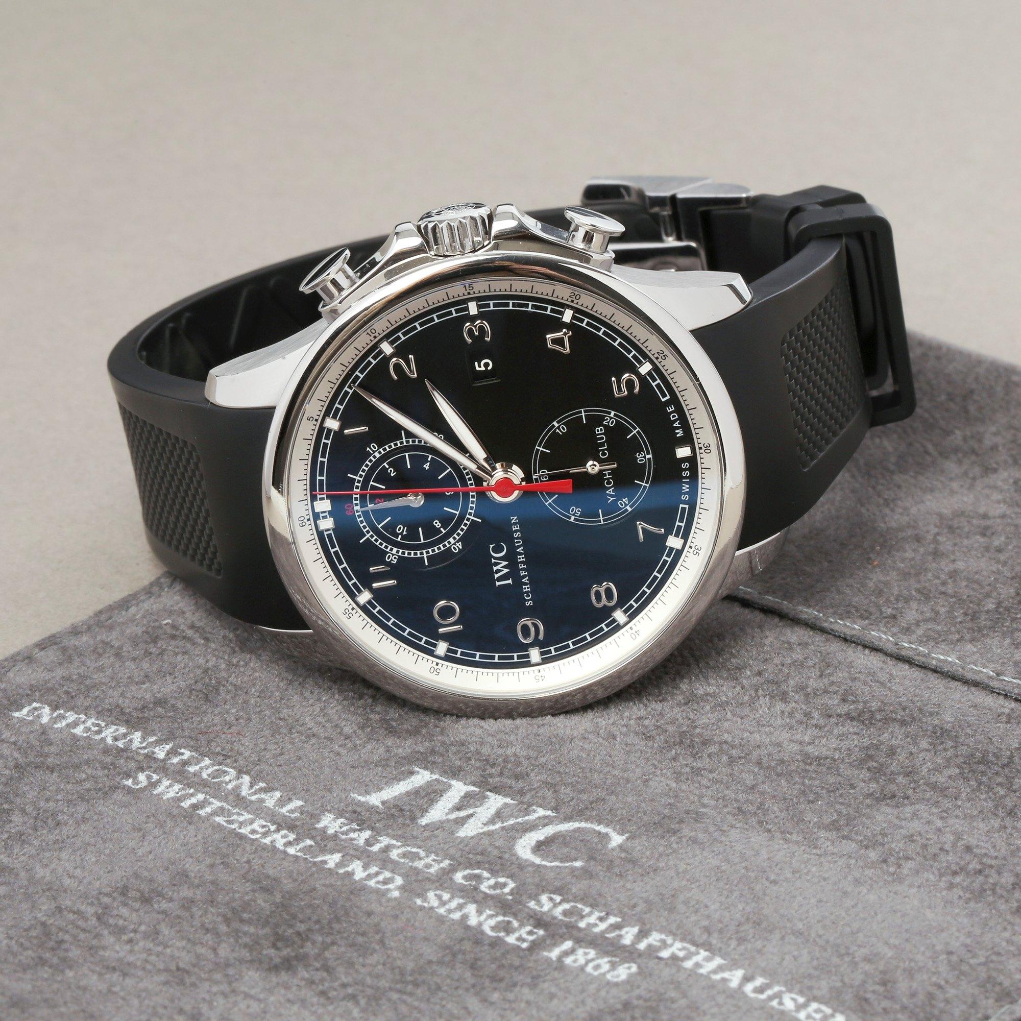IWC Portuguese Yacht Club IW390210 Men's Stainless Steel Chronograph Watch 6