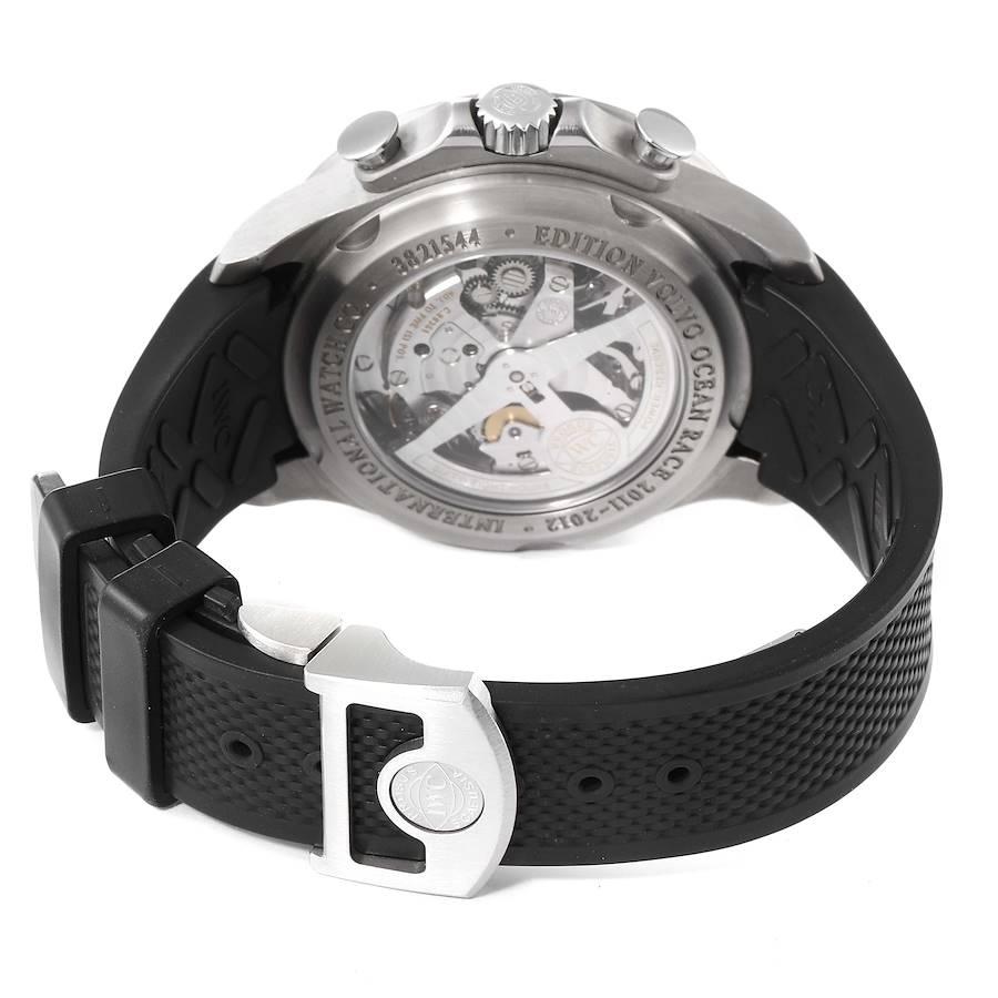 Men's IWC Portuguese Yacht Club Titanium Carbon Dial Chronograph Watch IW390212 For Sale