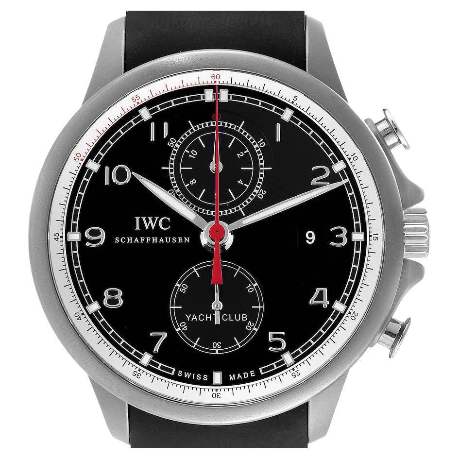 IWC Portuguese Yacht Club Titanium Volvo LE Chronograph Mens Watch For Sale