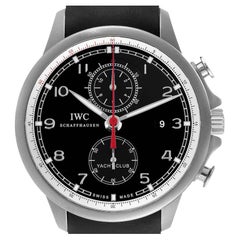 IWC Portuguese Yacht Club Titanium Volvo LE Chronograph Mens Watch