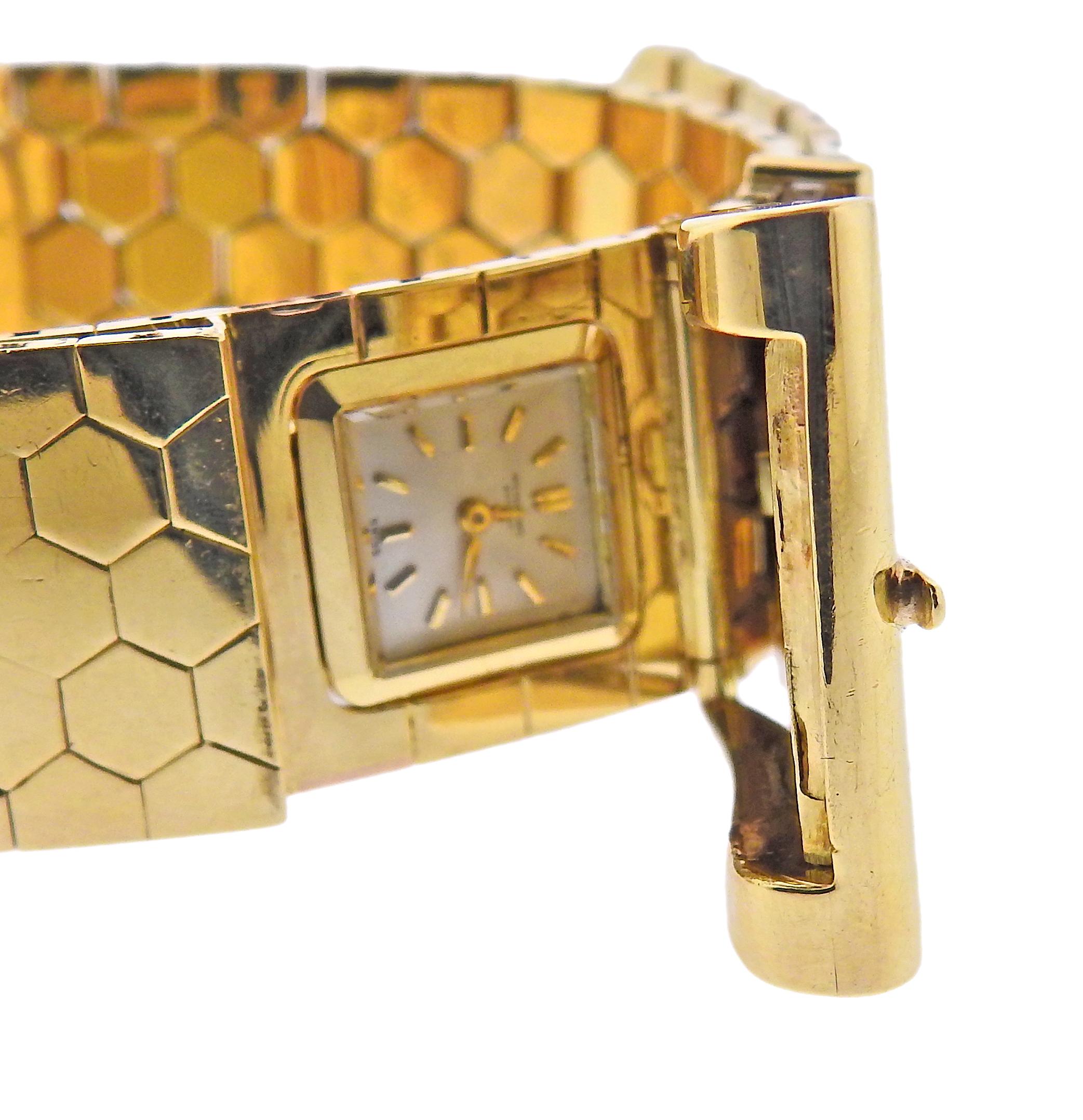 gold watch bracelet 18k