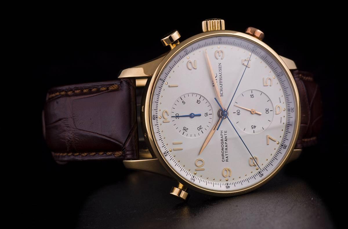 iwc schaffhausen chronograph rattrapante