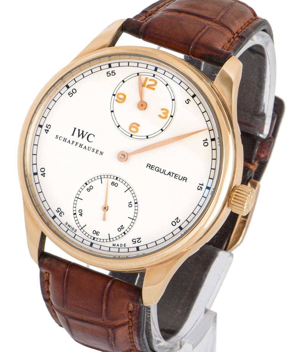 iwc rose gold watch