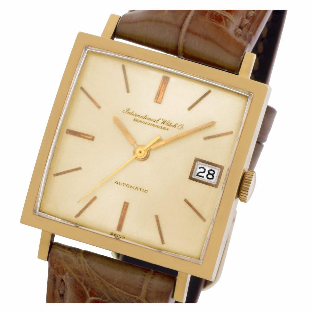 international watch company vintage gold
