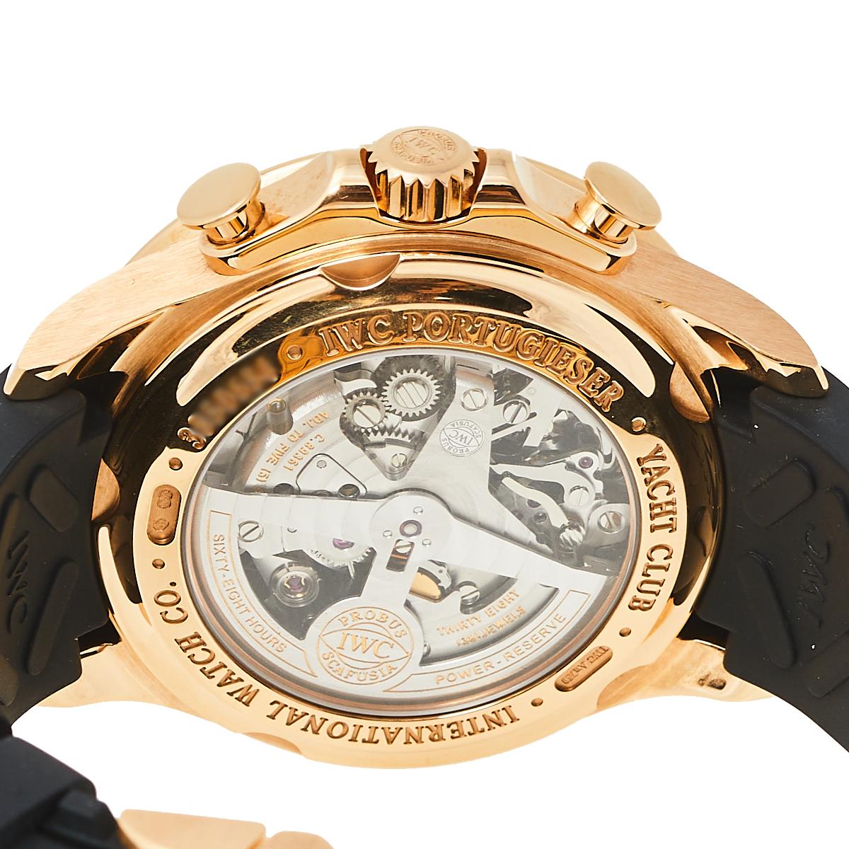iwc portuguese rubber strap