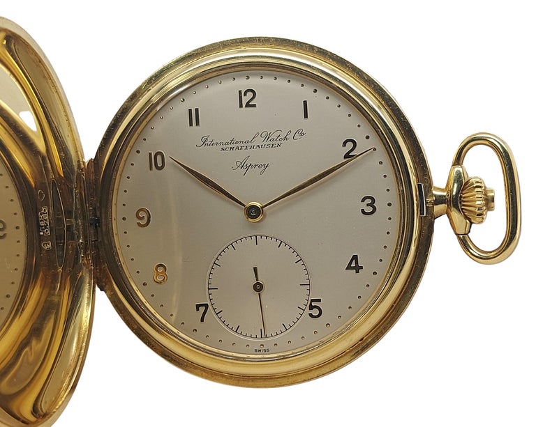 IWC Schaffhausen: 18 Karat Gold IWC Schaffhausen Asprey Savonette