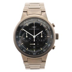 IWC Schaffhausen GST Chronograph Quartz Watch Titanium 37