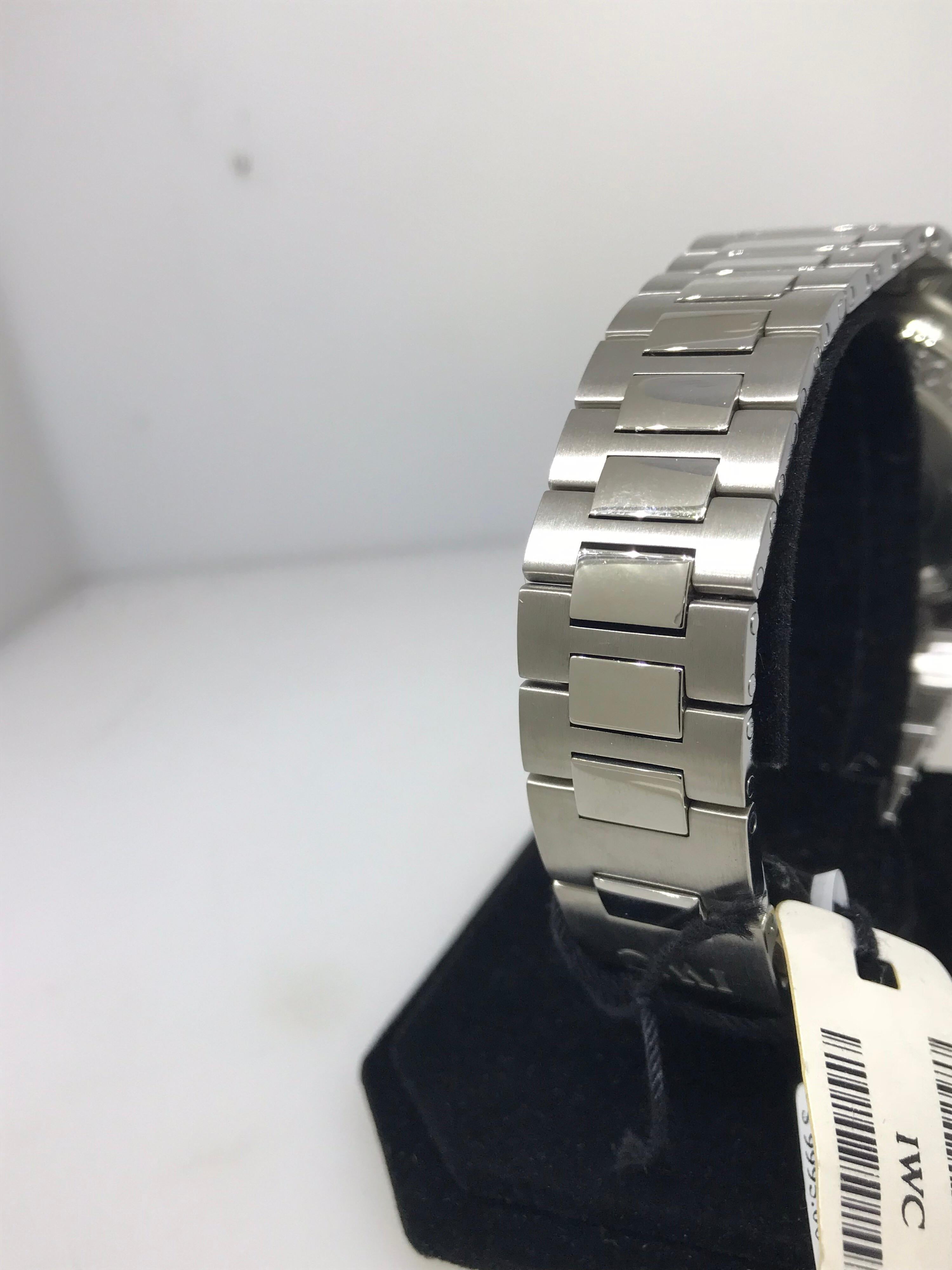 IWC Schaffhausen GST Chronograph Split-Second Stainless Steel Watch IW3715-23 For Sale 1
