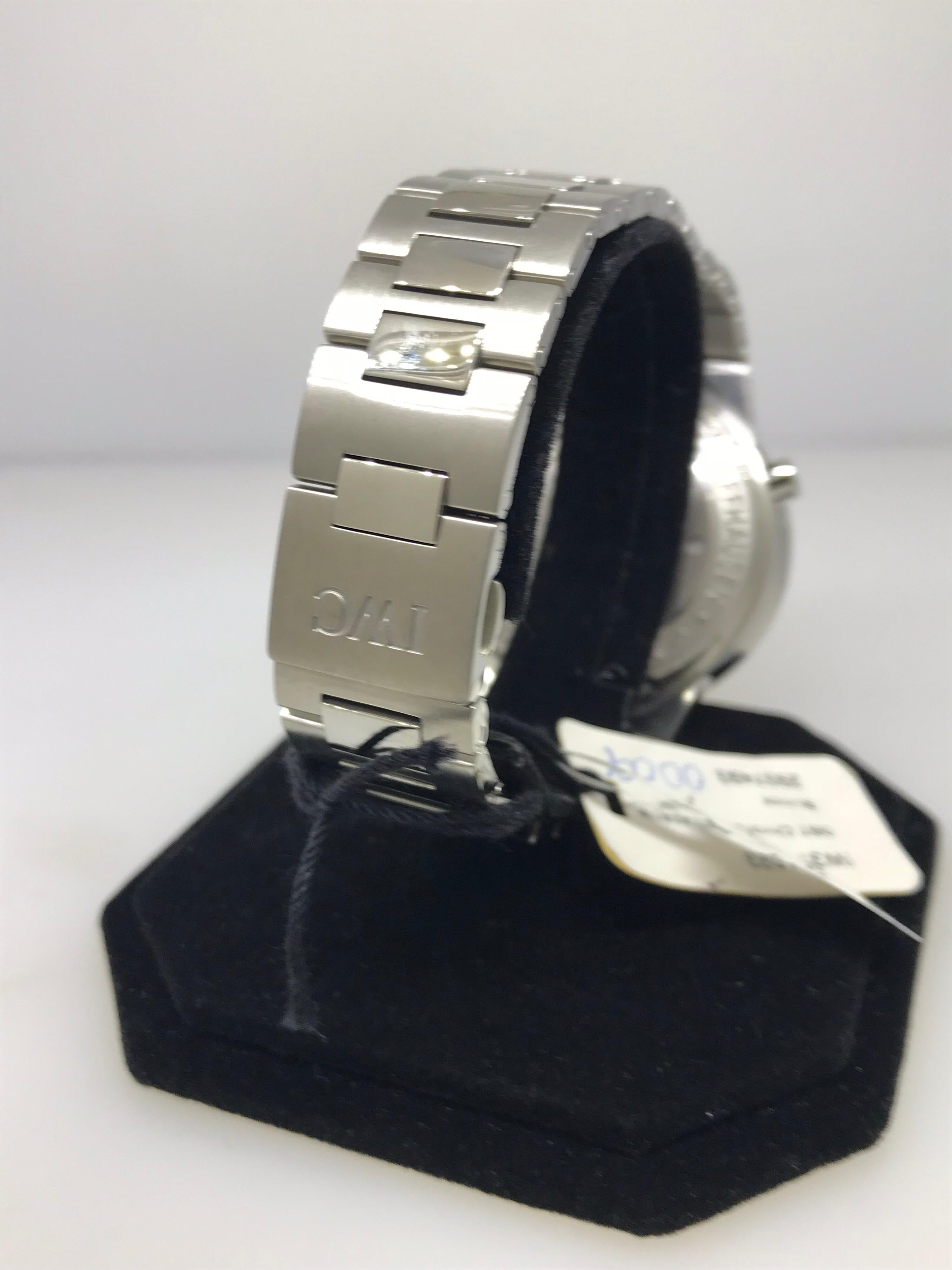 IWC Schaffhausen GST Chronograph Split-Second Stainless Steel Watch IW3715-23 For Sale 2