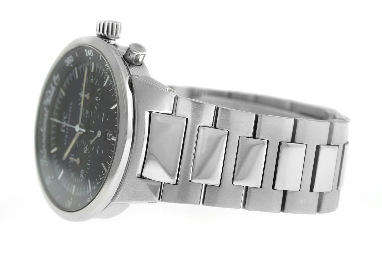 IWC Schaffhausen GST IW372702 Chronograph Date Stainless Steel Quartz Watch For Sale 1