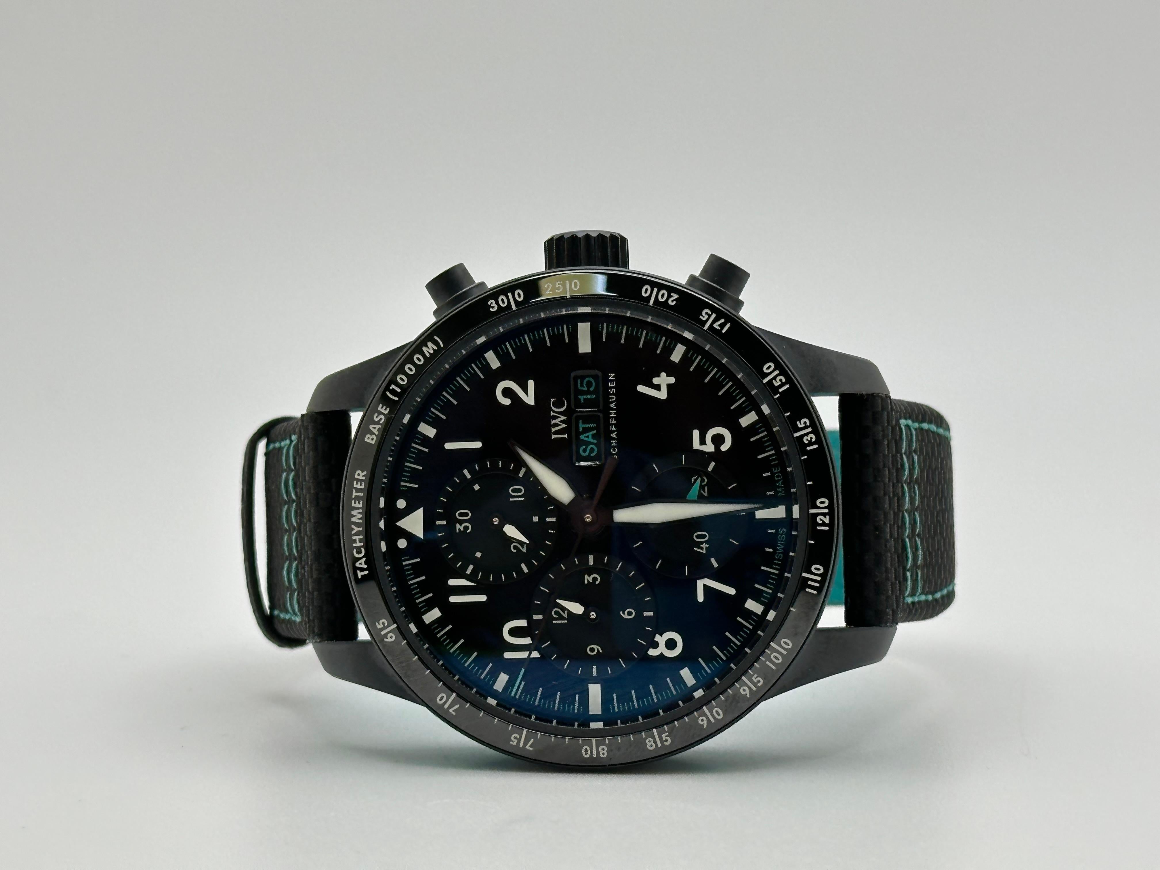 IWC Schaffhausen Pilot Chrono 41 IW388306 Mercedes AMG Patronas Equipo de Fórmula Uno en venta 4